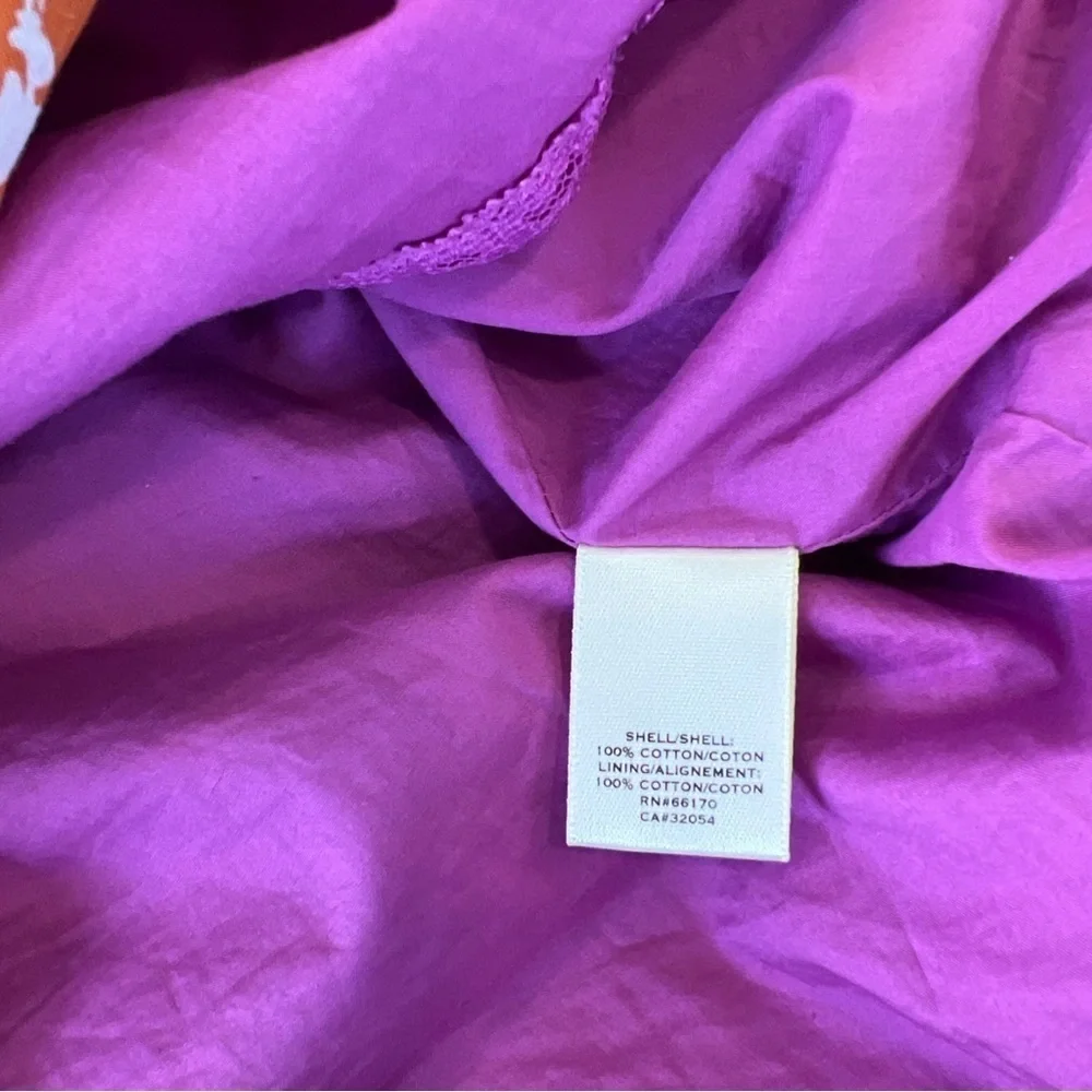 Anthropologie vibrant floral